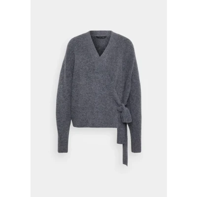 Afbeelding van Triumph Amourette COZY Cardigan Pyjamashirt, Dames, Maat: 38, Dark grey melange