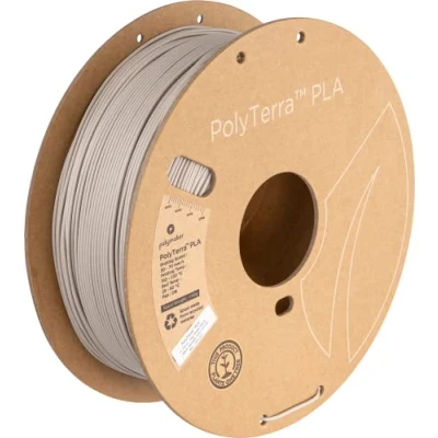 Afbeelding van Polymaker PolyTerra Pla filament Muted White 1.75 mm 1KG