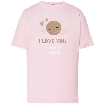 Afbeelding van T Shirts Moon Roze 140