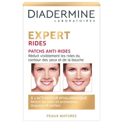 Afbeelding van Diadermine Wrinkle Expert 3D hoogpresterende antirimpelpads (12 pads)
