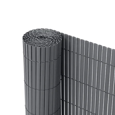 Afbeelding van Ribelli® PVC privacyscherm Zichtbrekend hek Windbescherming voor balkons, kleur:antraciet, lengte:3 meter, hoogte:90 cm