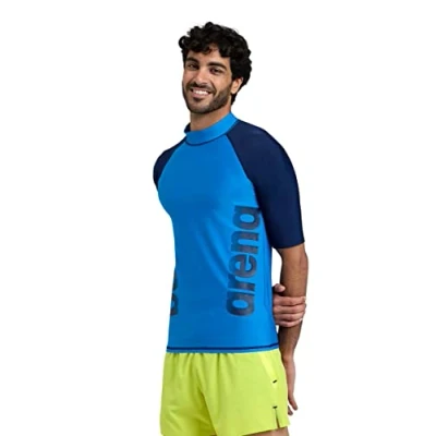 Afbeelding van ARENA Rash Graphic shirt met korte mouwen voor heren uv bescherming