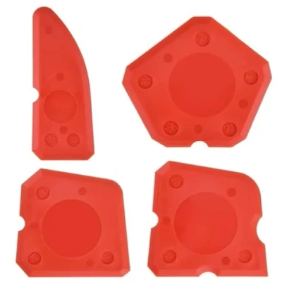 Afbeelding van KEYU® siliconen schraper en spuiten, schraper, spatel, voegenspatel, tuit (spatelset)