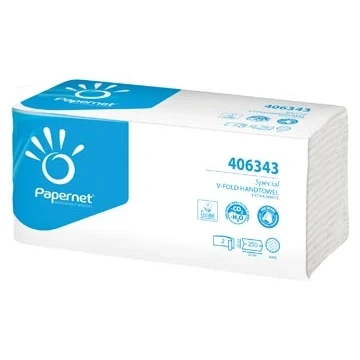 Afbeelding van 15x Papernet papieren handdoeken Special, V vouw, 2 laags, 250 vellen,