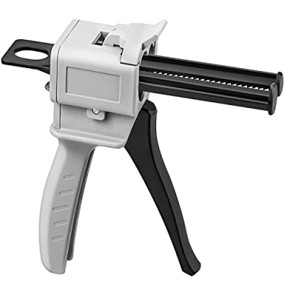 Afbeelding van Wandefol Dispenser Gun, 50ml AB Epoxy Lijmpistool, Voortplanting Handvat Applicator voor het mengen van 1:1/2:1 Lijm, Gun Cartridge, Plastic Buis, Lijmpistolen