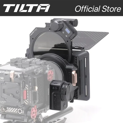 Afbeelding van Tilta 4x5.7 inch Filter Frame Mirage Matte Box for DSLR/Mirrorless Camera&#039;s ، met 67mm / 72mm 77mm 82mm Lens Ring Basic Zachte Draagtas MB T16