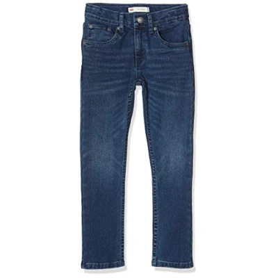 Afbeelding van Levi&#039;s Lvb 510 Skinny Fit Jeans voor jongens, Blauw (Plato Blue), 6 Jaren