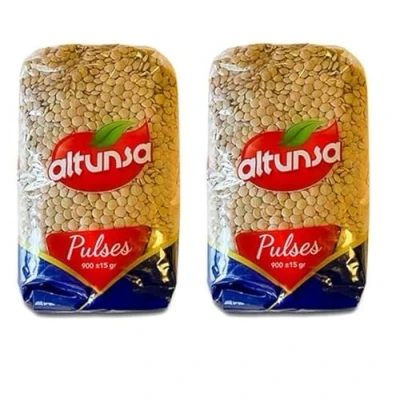 Afbeelding van Altunsa Multipak Groene Linzen 2 x 900 Gram
