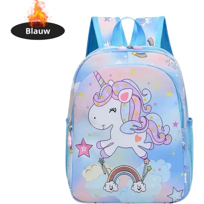 Afbeelding van Bovista Rugzak Meisje Jongens Backpack Schooltas Laptoptas Blauw