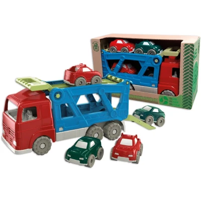 Afbeelding van Androni Save Nature Recycle Transport Vrachtwagen + 4 Auto&#039;s