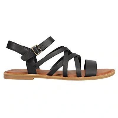 Afbeelding van TOMS Sephina Sandalen, Dames, Maat: 40, Black Hoogwaardig imitatieleer