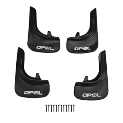 Afbeelding van Apline Spatborden Compatible met Opel Voertuig Voor Achter Set 4 Stukken Zwart