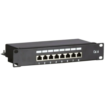 Afbeelding van DSIT 10 Inch CAT6 FTP patchpaneel 8 poorts