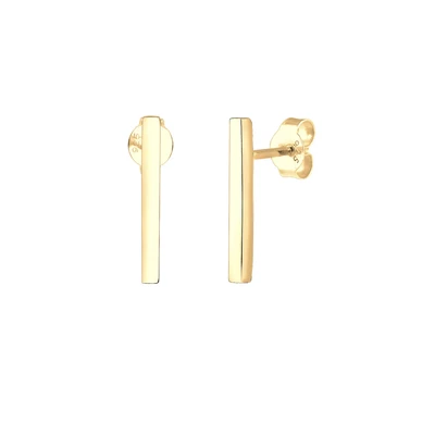 Afbeelding van Elli GEO Minimal Oorbellen goldcolored, Dames, Maat: One Size, Gold colored