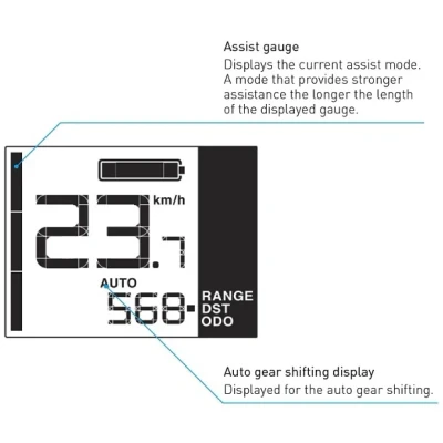 Afbeelding van Shimano Steps display sc en500 elektrische e tube system
