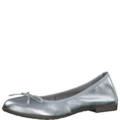 Afbeelding van MARCO TOZZI Ballet Flat by Guido Maria Kretschmer 2 22100 41 dames, Silver, 38 EU