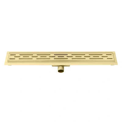 Afbeelding van Best Design Nancy douchegoot met flens 80 cm mat goud