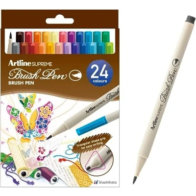 Afbeelding van Artline Supreme Brushpen, Assorti, Set Van 24 Stuks Brushpen