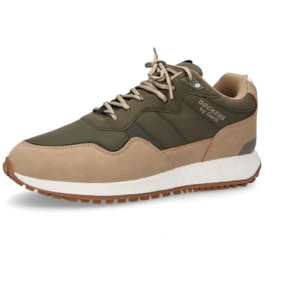 Afbeelding van Dockers by Gerli Soft Sneaker Khaki Sneakers kaki EU46