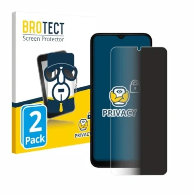 Afbeelding van BROTECT privacy screenprotector voor Nokia C32 Folie Beschermfolie Blauwlichtfilter (2 Stuks)