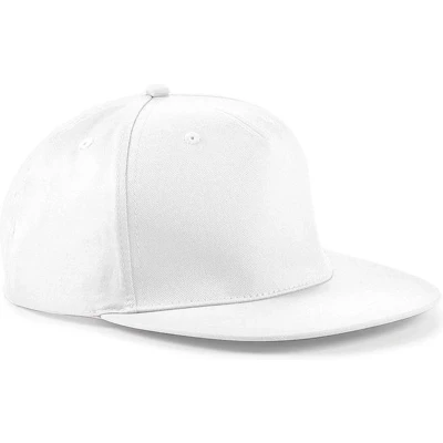 Afbeelding van Snapback Rapper Cap Beechfield White