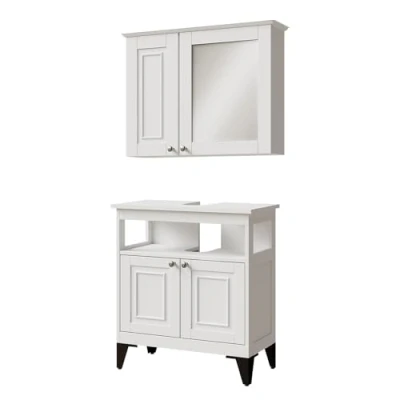 Afbeelding van Vicco Vanity Badkamermeubelset 2 delen Wit