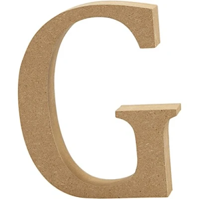 Afbeelding van Creative hoofdletter G MDF 13 cm