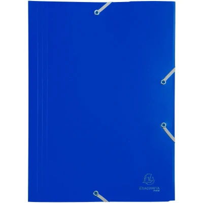 Afbeelding van Elastomap 60 st. 3 kleppen ondoorschijnend PP Exacompta