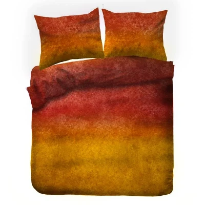 Afbeelding van Kayori Gassho Dekbedovertrek Flanel 260/200 220 Goud (Kleur: Goud)