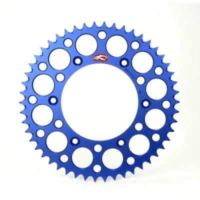 Afbeelding van Renthal Achtertandwiel 50 tanden Blauw Yamaha YZ125 1999 2023 YZ250 YZ250F 2001 YZ426F 2000 2002 YZ450F 2003 WR250F