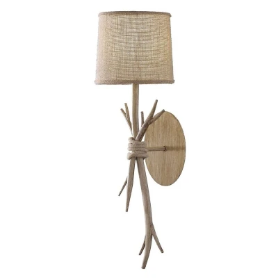 Afbeelding van Mantra Iluminación Wandlamp Sabina met textielen kap