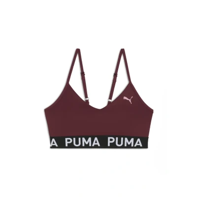 Afbeelding van Puma Sportbh met light support, Dames, Maat: Small, Ruby shimmer