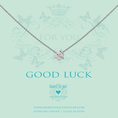 Afbeelding van Heart to Get Klaver Ketting Zilver