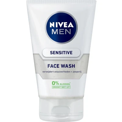 Afbeelding van 6x Nivea Men Sensitive Face Wash 100 ml