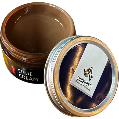 Afbeelding van Shoeboy&#039;S Shoe cream pot Schoencreme voor hoogwaardige soorten gladleer 50ml (035) Gabardine