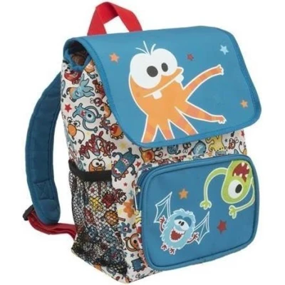 Afbeelding van Jemini Rugzak Monsters Wit 8 Liter