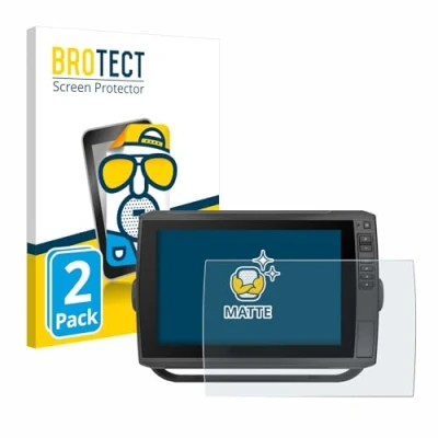 Afbeelding van BROTECT (2 Stuks) Antireflecterende Beschermfolie voor Garmin ECHOMAP Ultra 102sv Anti Glare Screen Protector, Mat, Ontspiegelend
