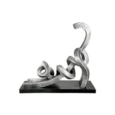 Afbeelding van Casablanca by Gilde Dierfiguur Katze &quot;Stretching&quot; auf Base (1 stuk)
