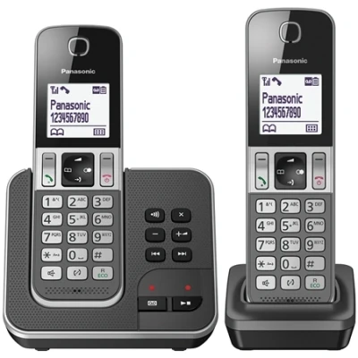 Afbeelding van Panasonic KX TGD322 Huistelefoon Grijs