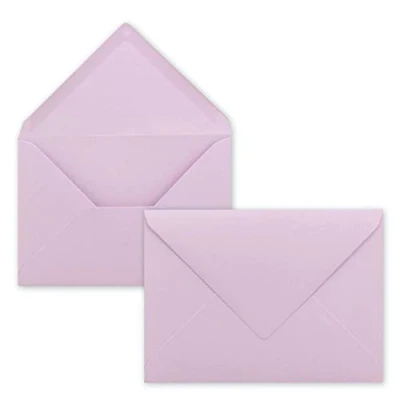 Afbeelding van Neuser Veelkleurige enveloppen formaat C6 162 x 114 mm zelfklevende sluiting 75 Umschläge 21 lila