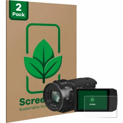 Afbeelding van ScreenLeaf Screenprotector voor Panasonic HC V900 Duurzame schermbescherming Folie Beschermfolie transparant (2 Stuks)