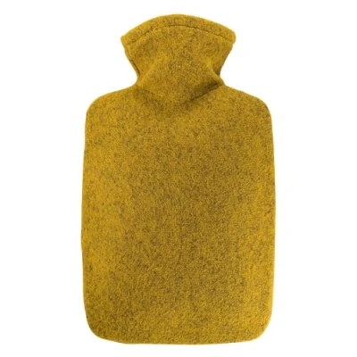 Afbeelding van Hugo Frosch Warmwaterkruik klassiek 1,8 l met gebreide overtrek viltlook mango melange