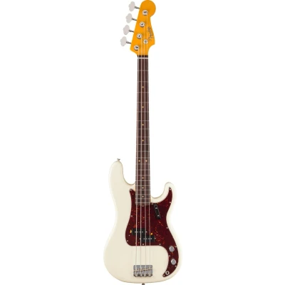 Afbeelding van Fender American Vintage II 1960 Precision Bass RW Olympic White elektrische basgitaar met koffer