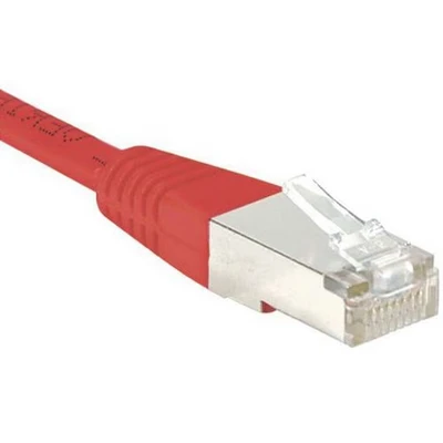 Afbeelding van Dexlan 3.3ft Cat6 RJ45 SSTP Crossover Patchkabel Rood