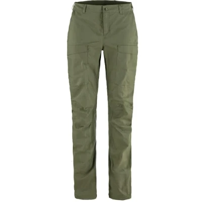 Afbeelding van Fjällräven Abisko Hybrid Trail Wandelbroek Dames Laurel Green 34 Small Groen