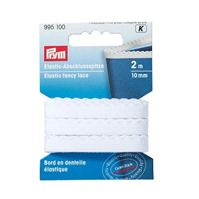Afbeelding van Prym Kantelastiek 10 mm Wit 2 meter