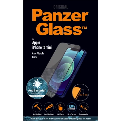 Afbeelding van PanzerGlass™ iPhone 12 Mini Black
