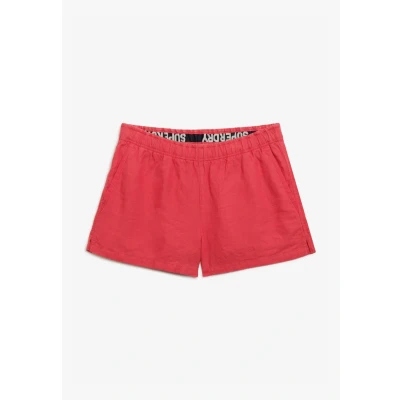 Afbeelding van Superdry Shorts, Dames, Maat: 42, Hyper fire coral