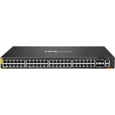Afbeelding van HPE Aruba Networking CX 6200F 48G Class 4 PoE 4SFP+ 740W Managed L3 Gigabit Ethernet (10/100/1000) Power over (PoE) 1U
