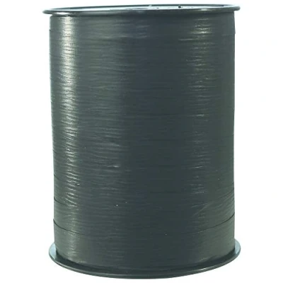 Afbeelding van Clairefontaine 601529C spoel cadeaulint mat (250 m x 10 mm, ideaal voor knutselprojecten en geschenken) 1 stuk zwart